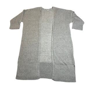 Gap Open Front Lightweight Tunic Cardigan Size L Semi Sheer Minimalist Casual